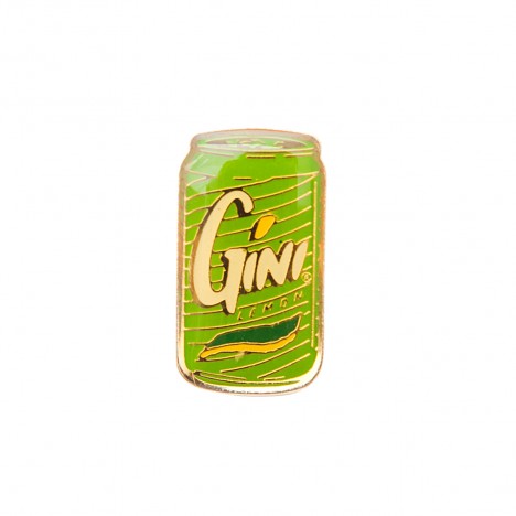 Pin's vintage canette de Gini