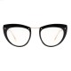 Lunettes Spitfire Helix verres transparents style 60's