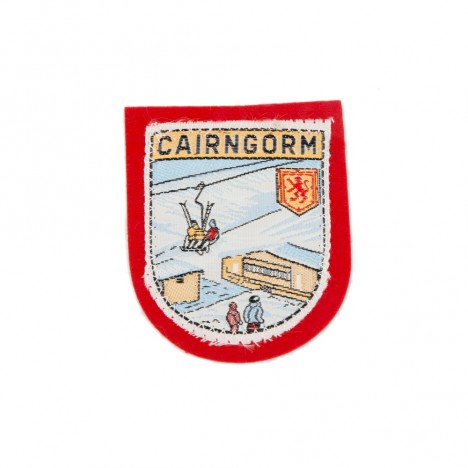 Patch brodé Cairngorm rouge