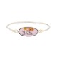 Bracelet kitsch prénom Yvette années 70