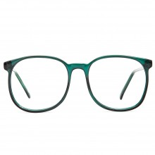 Lunettes Jenny rondes couleur verte années 80