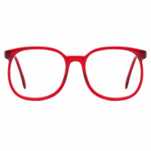 Lunettes vintage rondes rouges 80's Jenny