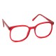 Lunettes vintage rondes rouges 80's Jenny