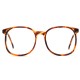 Monture vintage Jenny tortoise ambre marron 80's