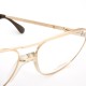 Lunettes vintage dorées Cottet France style Terry Richardson