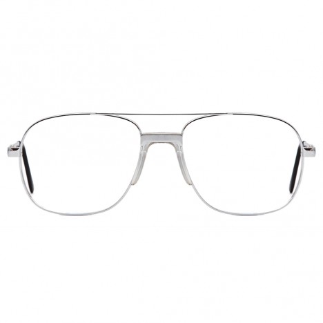 Lunettes vintage acier inox forme pervers des 90's