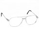 Lunettes vintage acier inox forme pervers des 90's