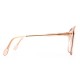 Lunettes vintage Silhouette Mamie Style saumon 90's