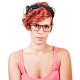 Lunettes vintage rondes multicolores Bourgeois 90's