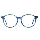 Lunettes rondes vintage Pascal bleu Bourgeois années 80