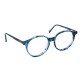 Lunettes rondes vintage Pascal bleu Bourgeois années 80