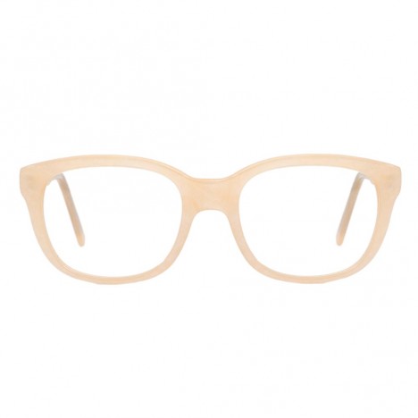 Lunettes Emmanuelle Khanh vintage ivoire 