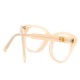 Lunettes Emmanuelle Khanh vintage ivoire 