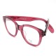 Lunettes vintage Emmanuelle Khanh lie de vin