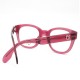 Lunettes vintage Emmanuelle Khanh lie de vin