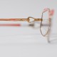 Lunettes Cazal vintage originales Blanches et Rouges Femme - Années 70