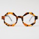 Lunettes Vintage Metropolis Originales Turtoise Octogonales - Verres transparents