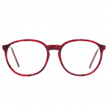 Lunettes vintage rouge forme ronde Bourgeois France