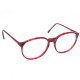 Lunettes vintage rouge forme ronde Bourgeois France