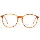 Lunettes vintage ambre forme ronde Bourgeois France