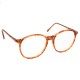 Lunettes vintage ambre forme ronde Bourgeois France