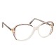 Lunettes vintage mamie style marbrées 80’s