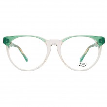 Lunettes rondes vertes et translucide Lizon Jazz 90’s