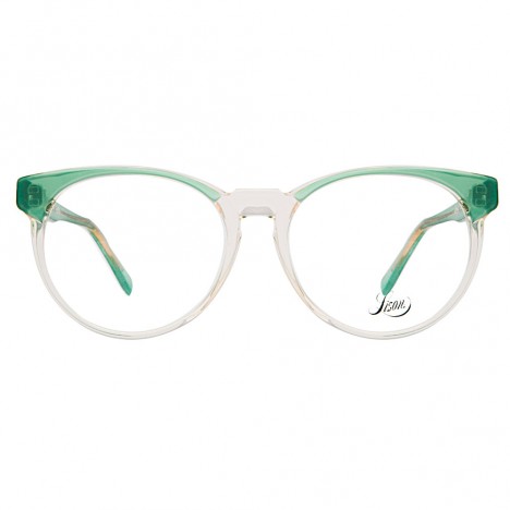 Lunettes rondes vertes et translucide Lizon Jazz 90’s