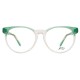 Lunettes rondes vertes et translucide Lizon Jazz 90’s