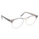 Lunettes rondes translucide et grises Bourgeois Jazz 90’s