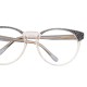 Lunettes rondes translucide et grises Bourgeois Jazz 90’s