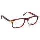 Lunettes vintage turtoise rouge Figures libres 90’s