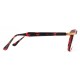 Lunettes vintage turtoise rouge Figures libres 90’s