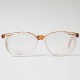 Lunettes Cazal Vintage 330 verres transparent blanches et texturées - Model Expo