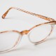 Lunettes Cazal Vintage 330 verres transparent blanches et texturées - Model Expo