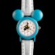 Petite montre Minnie bleue vintage 80's