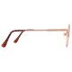 Lunettes rondes vintage acier doré J&B 90's