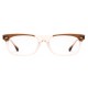 Lunettes vintage marron détective années 60