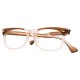 Lunettes vintage marron détective années 60