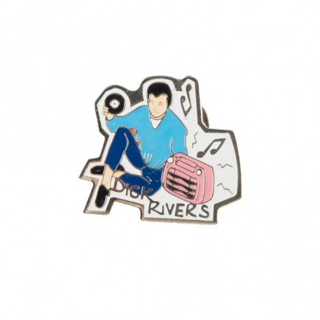 Pin's collector Dick Rivers 90's