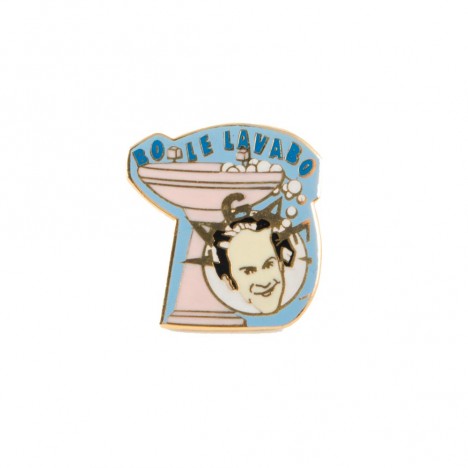 Pin's ulltra collector "Bo le lavabo" Vincent Lagaf' 90's