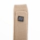 Cravate tricotée en laine beige Italie 70's