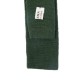 Cravate fine tricotée en laine verte Italie 70's