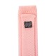 Cravate rose vintage en laine tricotée Italie 70's