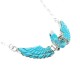 Collier aigle amérindien turquoise et argent USA