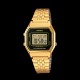 Casio LA680WEGA-1ER - Petite montre casio femme dorée et cadran noir