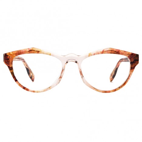 Lunettes vintage Jacomo France marron et translucide 90’s