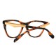 Lunettes vintage femme Jacomo France marron turtoise