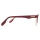 Lunettes vintage translucide et texturé rouge 90’s Made in France