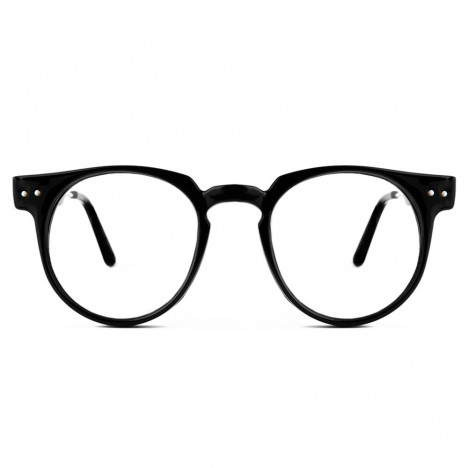 Lunettes pantos noires verres transparents Spitfire Teddy Boy